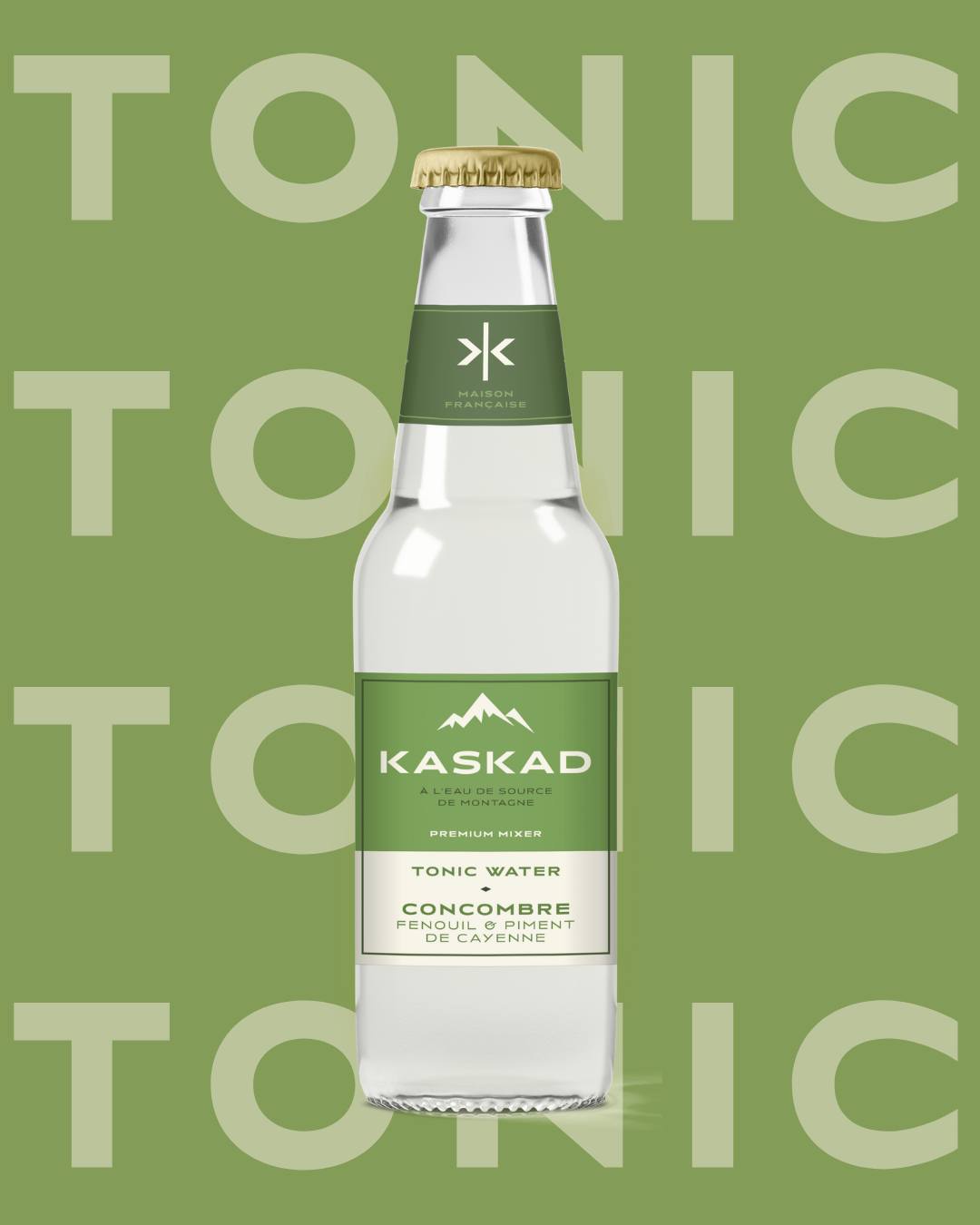 KASKAD - Tonic Concombre, Fenouil & Piment de Cayenne (Lot de 24)